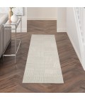 Nourison Natural Texture Ivory NTX02 8 ft. Rect. Rug