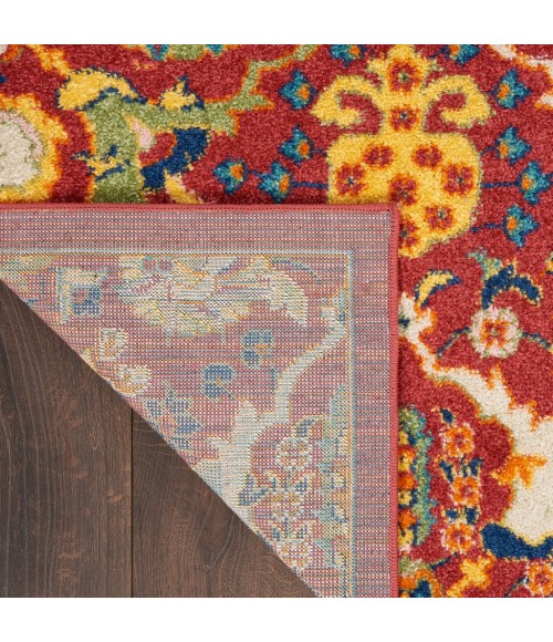 Nourison Allur Area Rug ALR03-Red Multicolor