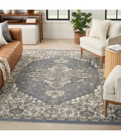 Nourison Concerto Blue CNC05 8 ft. 10 in. X 11 ft. 10 in. Rect. Rug