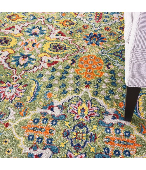 Nourison Allur Area Rug ALR03 Sage Ivory
