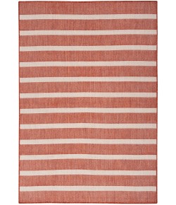 Nourison Positano Terracotta Ivory POS03 4 ft. X 6 ft. Rect. Rug