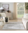 Nourison Dekor Grey DEK01 4 ft. X 6 ft. Rect. Rug