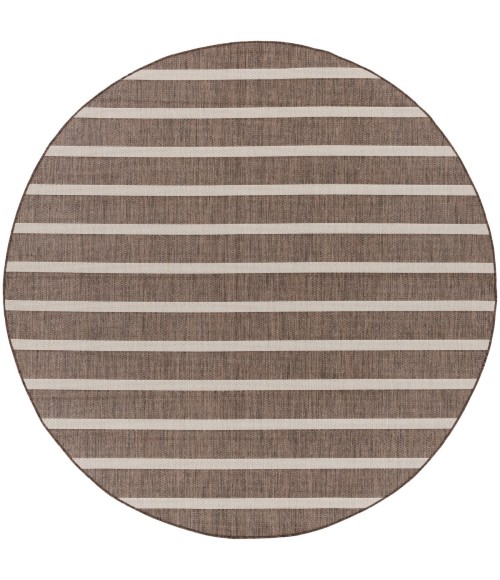 Nourison Positano Natural Ivory POS03 8 ft. X Round Rug
