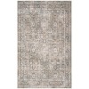 Nourison Astra Machine Washable Gold Grey ASW16 5 ft. 3 in. X 7 ft. Rectangle Rug