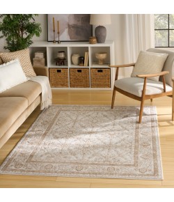 Nourison Dekor Cream Beige DEK03 4 ft. X 6 ft. Rect. Rug