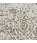 Nourison Damask White DAS06 6 ft. x 9 ft. Rect. Rug