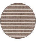 Nourison Positano Natural Ivory POS03 6 ft. X Round Rug