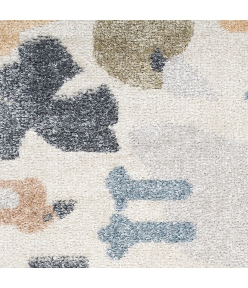 Nourison Astra Machine Washable Ivory ASW01 2 ft. X 3 ft. Rect. Rug