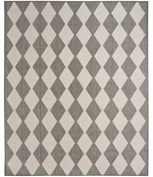 Nourison Positano Charcoal POS04 5 ft. X 7 ft. Rect. Rug