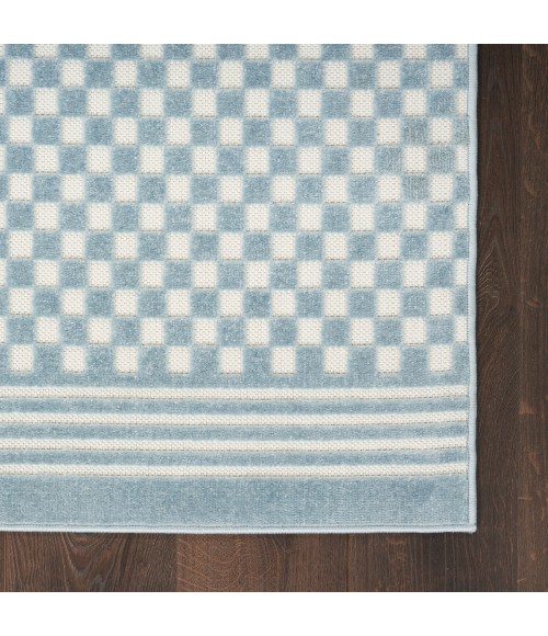 Nourison Casual Blue CSU02 3 ft. 11 in. X 5 ft. 11 in. Rect. Rug