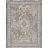 Nourison Nyle Ivory Charcoal NYE01 12 ft. X 15 ft. 9 in. Rect. Rug