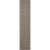 Nourison Tulum Brown TLM01 2 ft. 2 in. X 10 ft. Rect. Rug