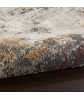 Nourison Ludlow Grey/Multi LDW03 5 ft. 3 in. X 7 ft. 3 in. Rect. Rug