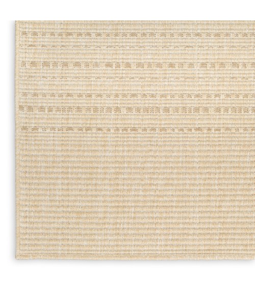 Nourison Tulum Cream TLM01 2 ft. 2 in. X 10 ft. Rect. Rug