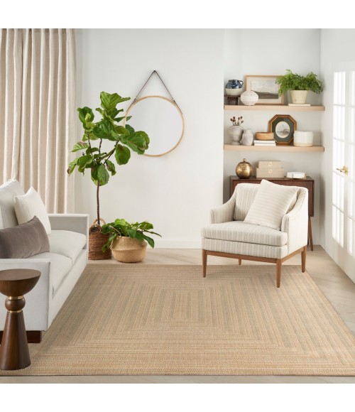 Nourison Tulum Taupe Grey TLM04 9 ft. X 12 ft. Rect. Rug