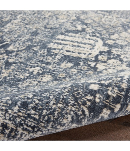kathy ireland Home Malta Area Rug MAI12-Navy/Ivory