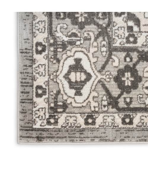 Nourison Concerto Grey CNC05 3 ft. 9 in. X 5 ft. 9 in. Rect. Rug