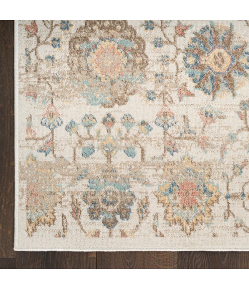 Nourison Home Washable Decor Beige WSD14 5 ft. 3 in. X 7 ft. Rectangle Rug