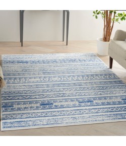Nourison Whimsicle - Whs16 Ivory Blue Area Rug 4 ft. X 6 ft. Rectangle