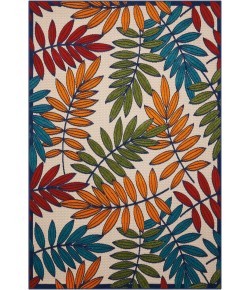 Nourison Aloha - Alh18 Multicolor Area Rug 3 ft. 6 X 5 ft. 6 Rectangle