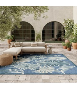 Nourison Aloha Blue ALH33 7 ft. 10 in. X 10 ft. 6 in. Rect. Rug