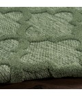 Nourison Easy Care Green NES01 6 ft. X Round Rug