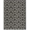 Nourison Horizon Indoor/Outdoor Black HOZ01 6 ft. X 9 ft. Rect. Rug