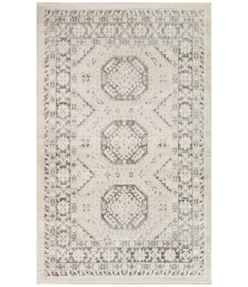 Nourison Serenity Home Ivory Grey SRH01 3 ft. 11 in. X 5 ft. 11 in. Rectangle Rug