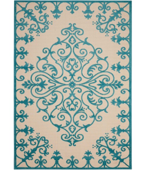 Nourison Aloha Area Rug ALH12-Aqua
