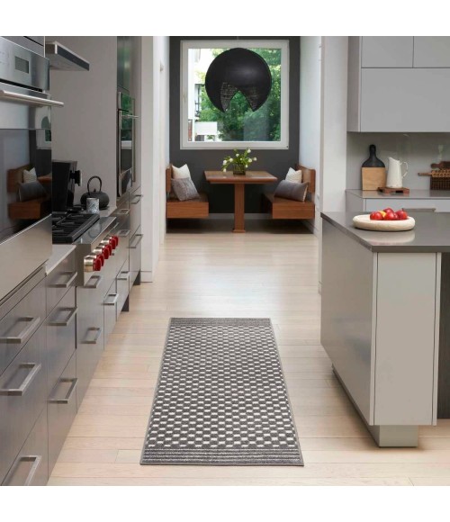 Nourison Care Free Grey CAF02 6 ft. Rect. Rug