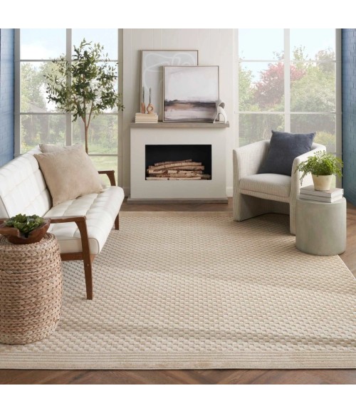Nourison Care Free Taupe CAF02 8 ft. X 10 ft. Rect. Rug
