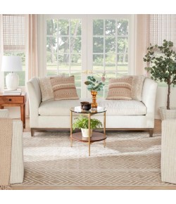 Nourison Care Free Beige CAF03 4 ft. X 6 ft. Rect. Rug