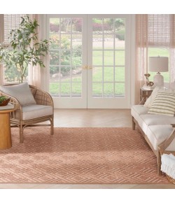 Nourison Care Free 2ft. x 6ft. Copper Modern Indoor Rug