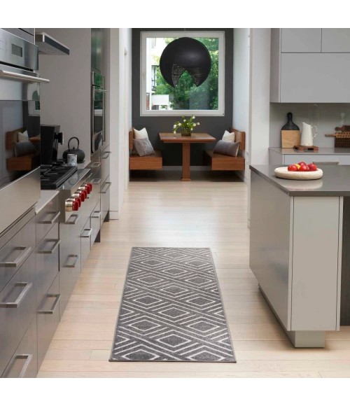 Nourison Care Free Grey CAF03 9 ft. X 12 ft. Rect. Rug