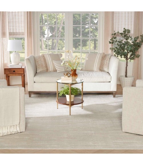 Nourison Care Free Beige CAF04 7 ft. X 9 ft. Rect. Rug