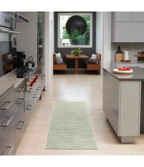 Nourison Care Free Green CAF04 4 ft. X 6 ft. Rect. Rug