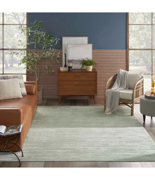 Nourison Care Free Green CAF04 4 ft. X 6 ft. Rect. Rug