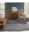 Nourison Care Free Grey CAF04 8 ft. X 10 ft. Rect. Rug