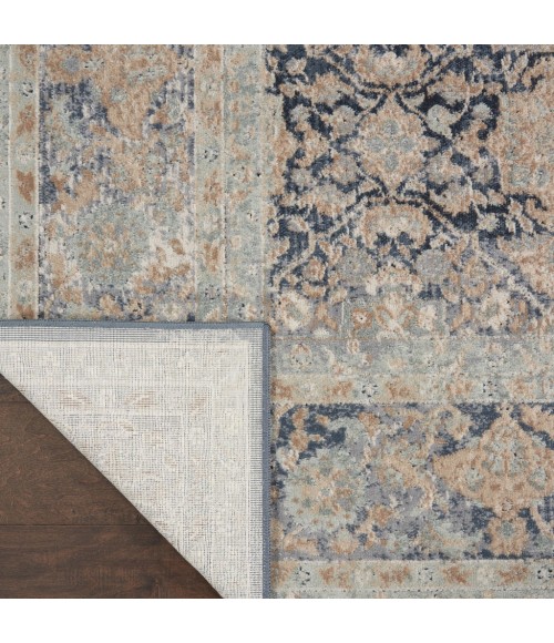 kathy ireland Home Malta Area Rug MAI09-Navy