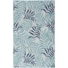 Nourison Garden Oasis Blue GOA01 4 ft. X 6 ft. Rectangle Rug