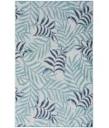 Nourison Garden Oasis Blue GOA01 4 ft. X 6 ft. Rectangle Rug