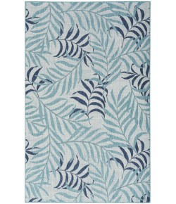 Nourison Garden Oasis Blue GOA01 4 ft. X 6 ft. Rectangle Rug