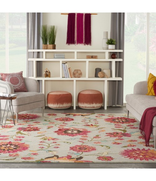 Nourison Bahari Area Rug BAH04-Grey/Multi