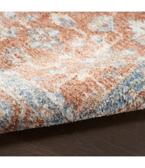 Nourison Astra Machine Washable Area Rug ASW11 Denim Multi