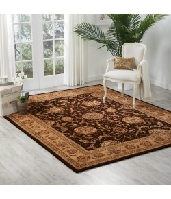 Nourison 2000 - 2206 Brown Area Rug 7 ft. 9 X 9 ft. 9 Rectangle