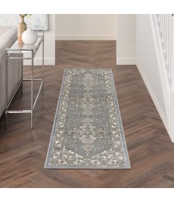 Nourison Concerto Blue CNC05 2 ft. 2 in. X 7 ft. 6 in. Rect. Rug