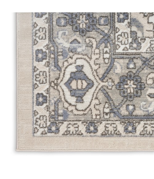 Nourison Concerto Ivory Blue CNC05 6 ft. X 9 ft. Rect. Rug
