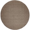 Nourison Home Tulum TLM01 Brown 8 ft. Round Area Rug