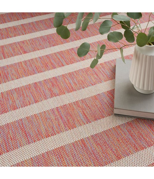 Nourison Positano Rainbow Ivory POS03 4 ft. X 6 ft. Rect. Rug