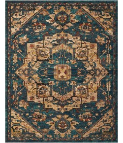 Nourison 2020 - Nr206 Teal Area Rug 5 ft. 3 X 7 ft. 5 Rectangle